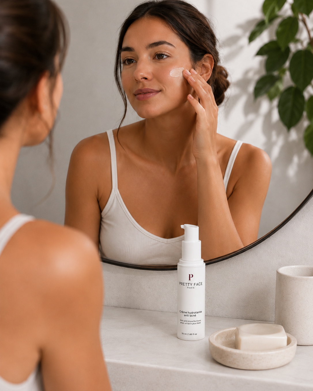 Anti-acne moisturizing cream