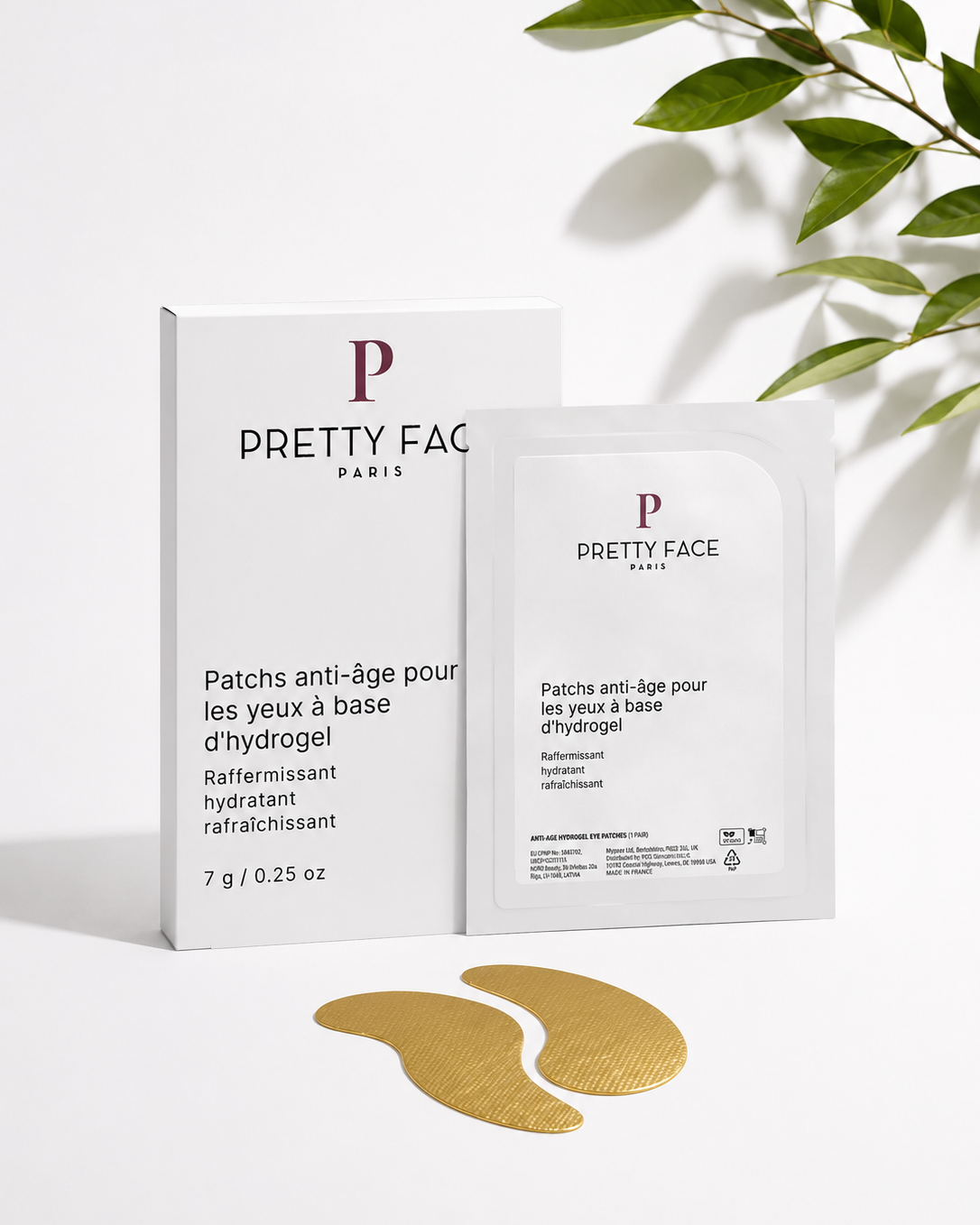 Patchs anti-âge pour les yeux à base d'hydrogel