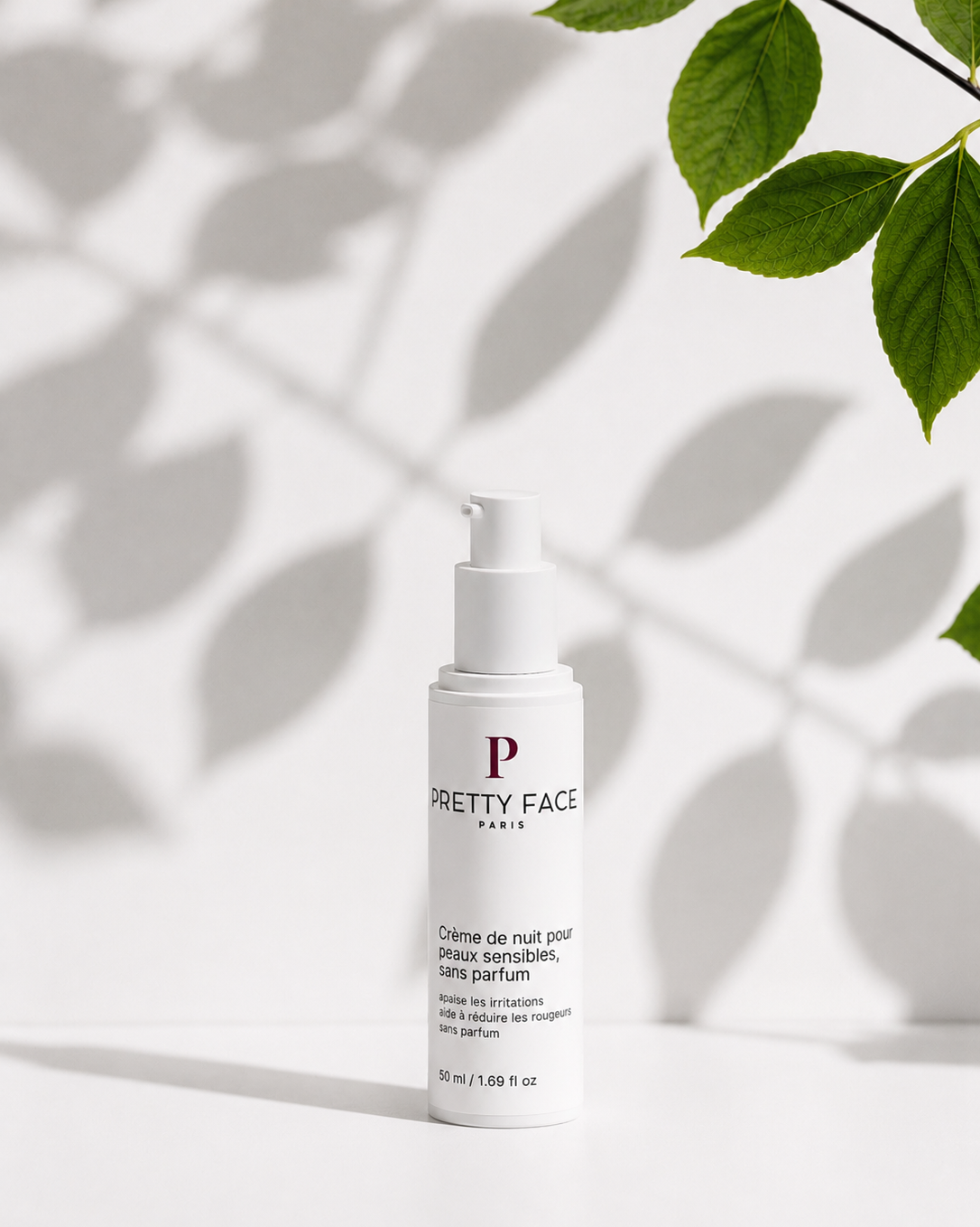 Fragrance-free night cream for sensitive skin