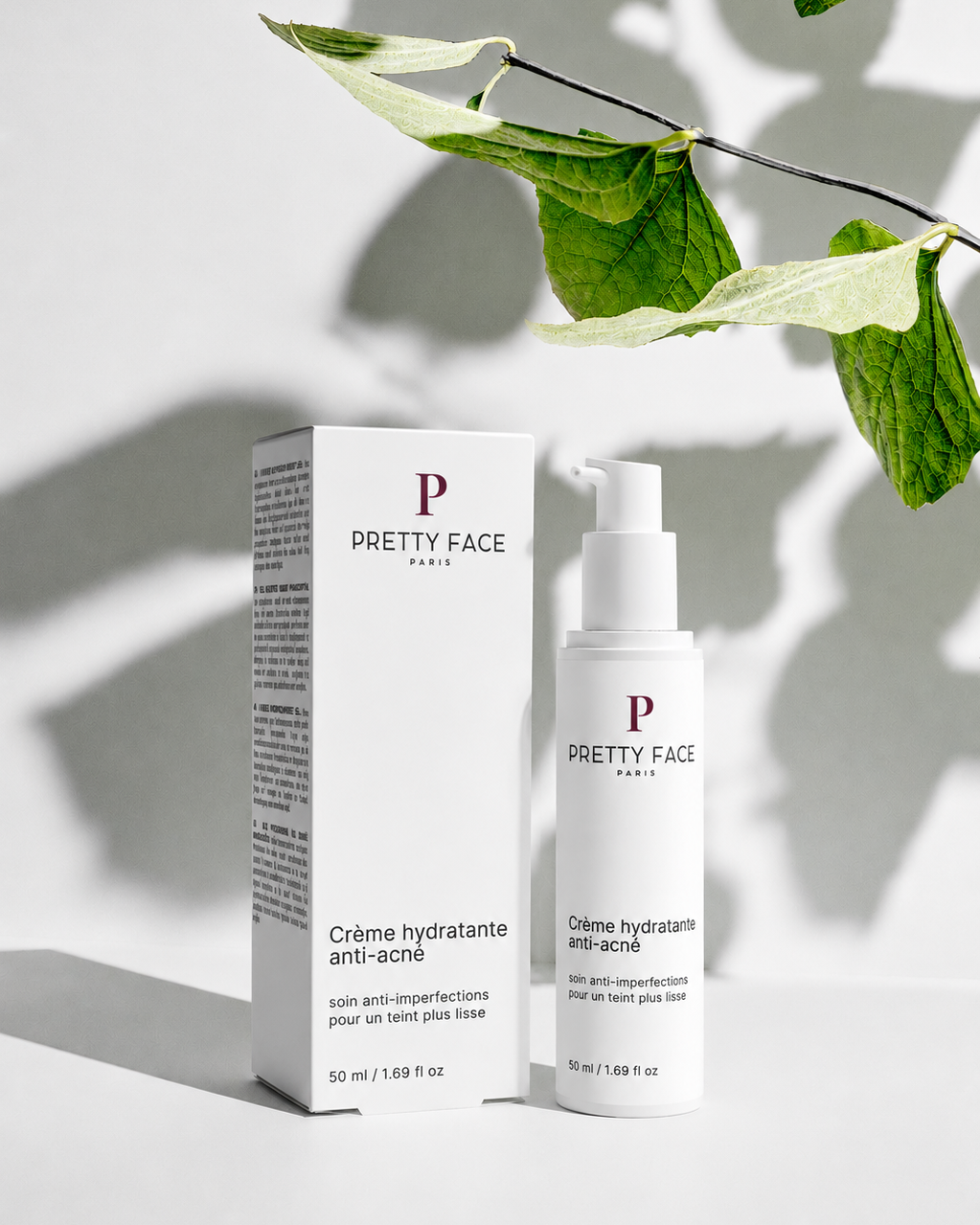 Crème hydratante anti-acné