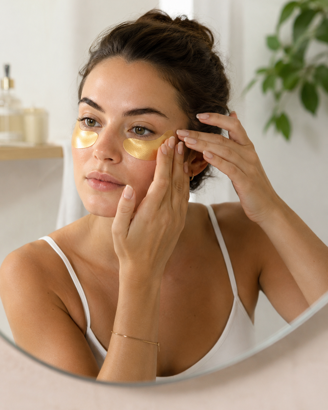 Patchs anti-âge pour les yeux à base d'hydrogel