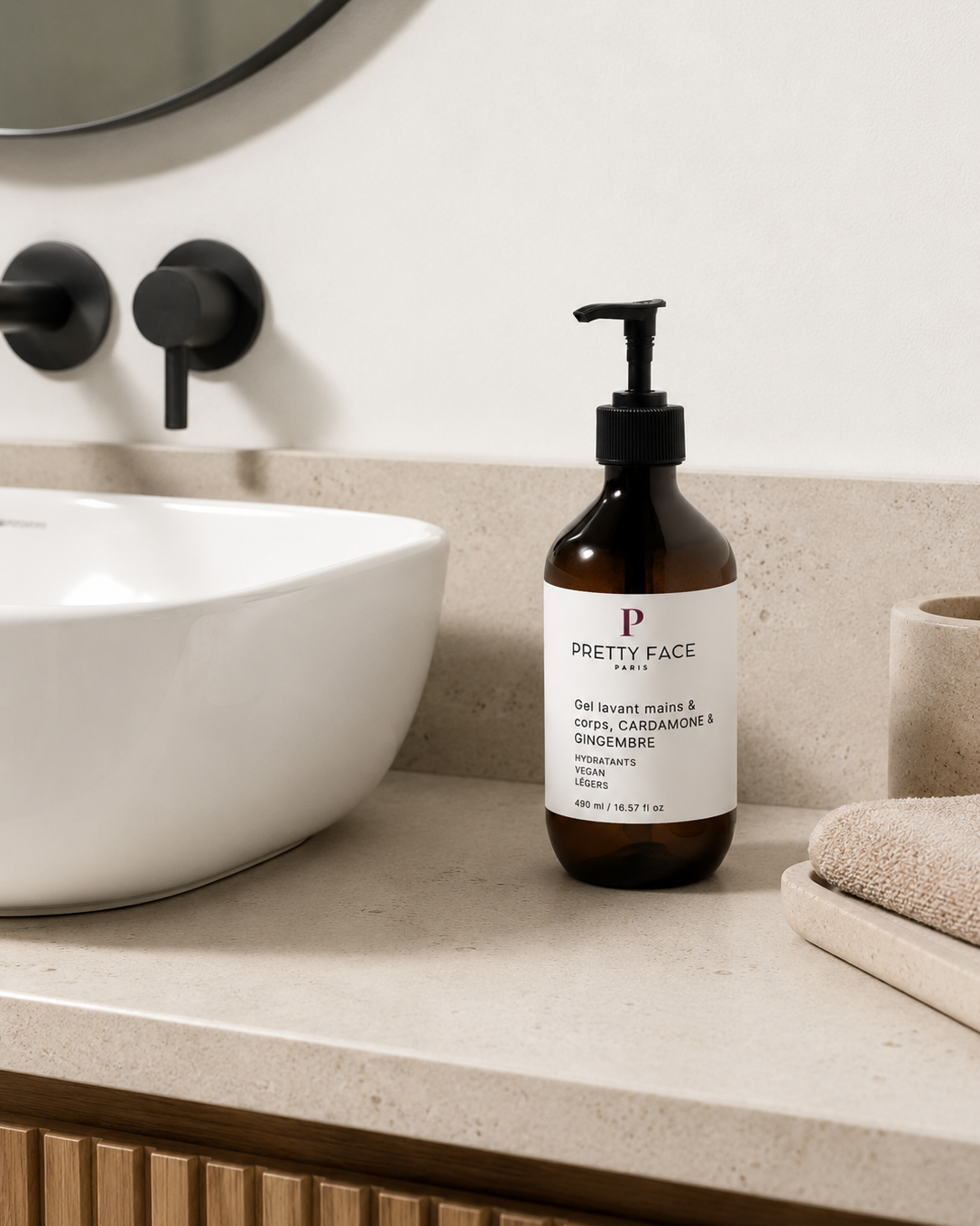 Gel lavant mains & corps, CARDAMONE & GINGEMBRE