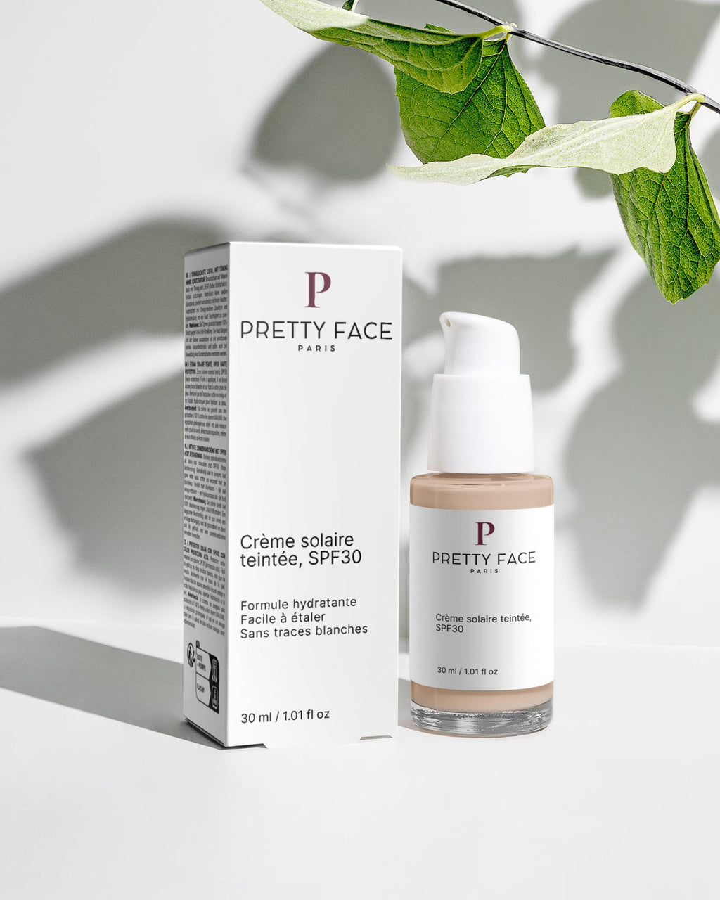 Crème solaire teintée, SPF30